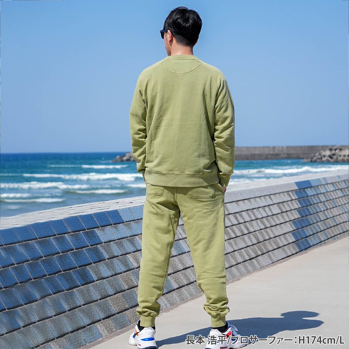 REAL B VOICE PIGMENT CREW SWEAT