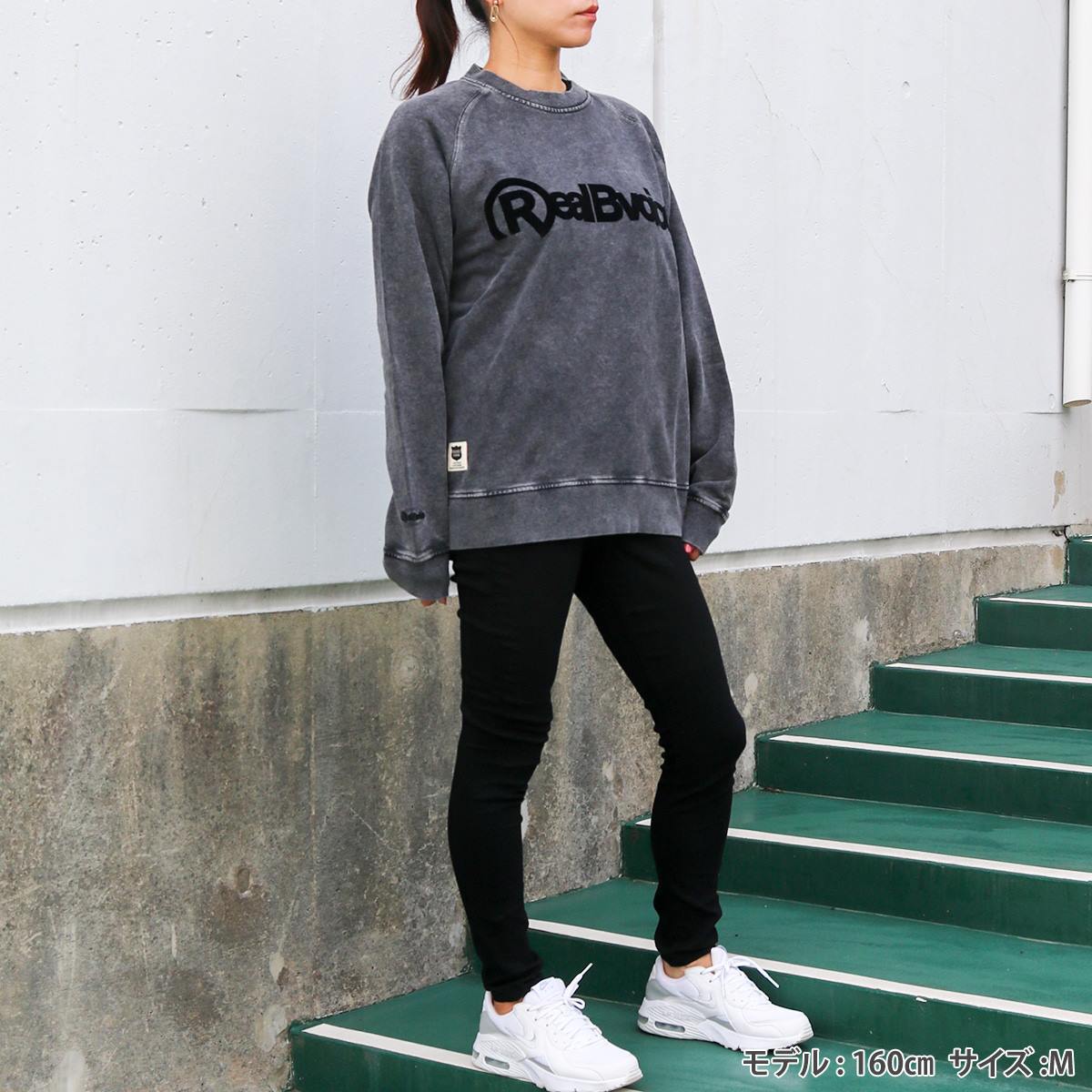 REAL B VOICE PIGMENT CREW SWEAT