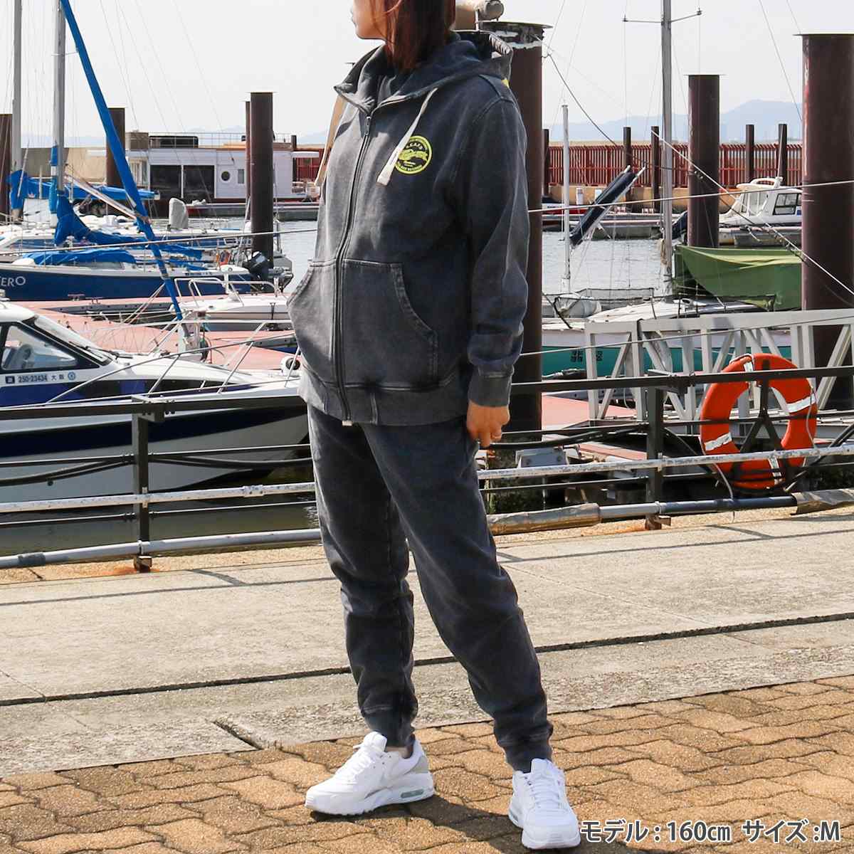 R MARK PIGMENT ZIP PARKA