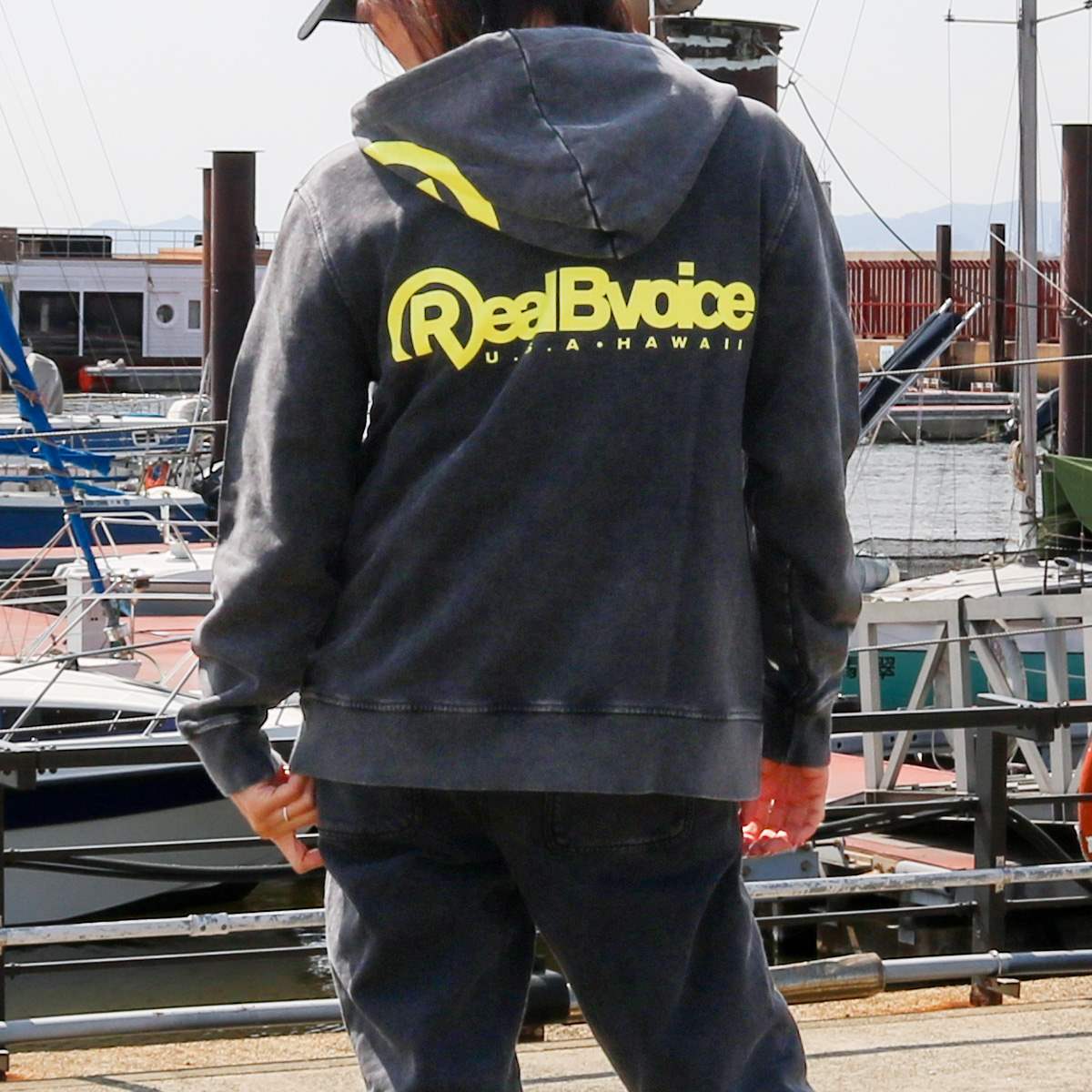 R MARK PIGMENT ZIP PARKA