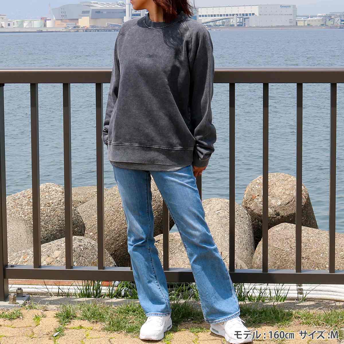 ARMY BEAR PIGMENT CREW SWEAT