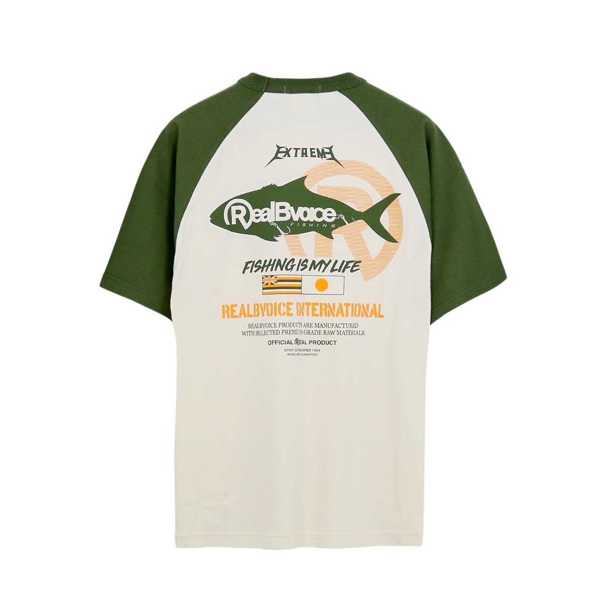 FISHING EXTREME FISHING RAGLAN TSHIRT