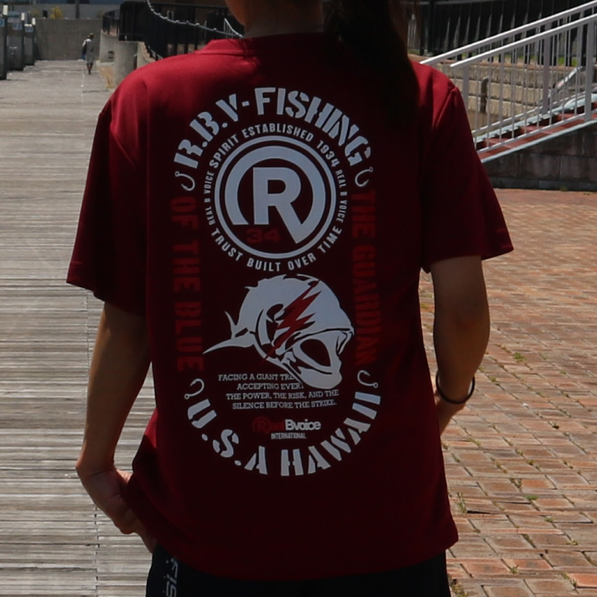 FISHING REALBVOICE サンダーGT DRY T-SHIRT