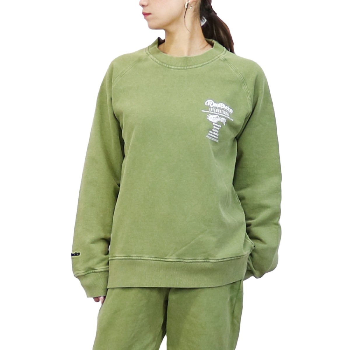 SIMPLE PIGMENT CREW SWEAT