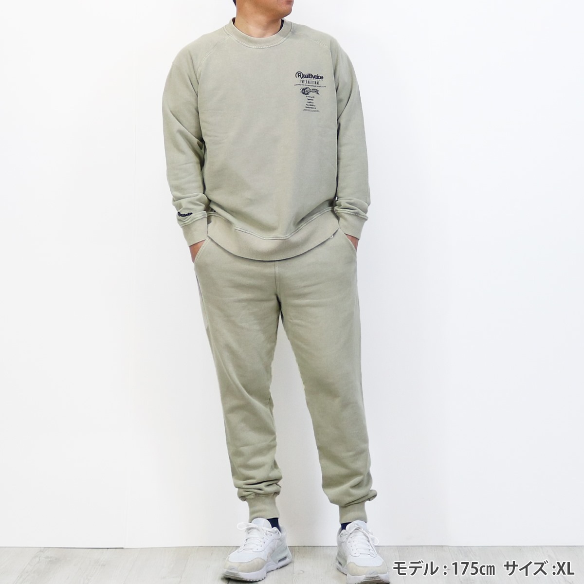 SIMPLE PIGMENT CREW SWEAT