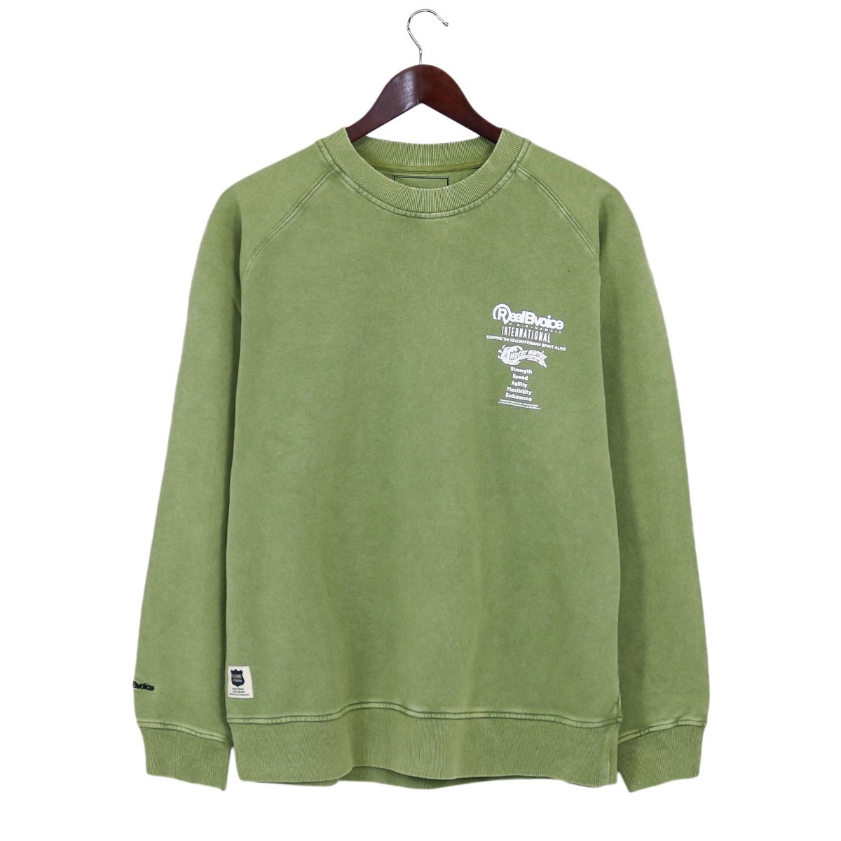 SIMPLE PIGMENT CREW SWEAT BIG SIZE