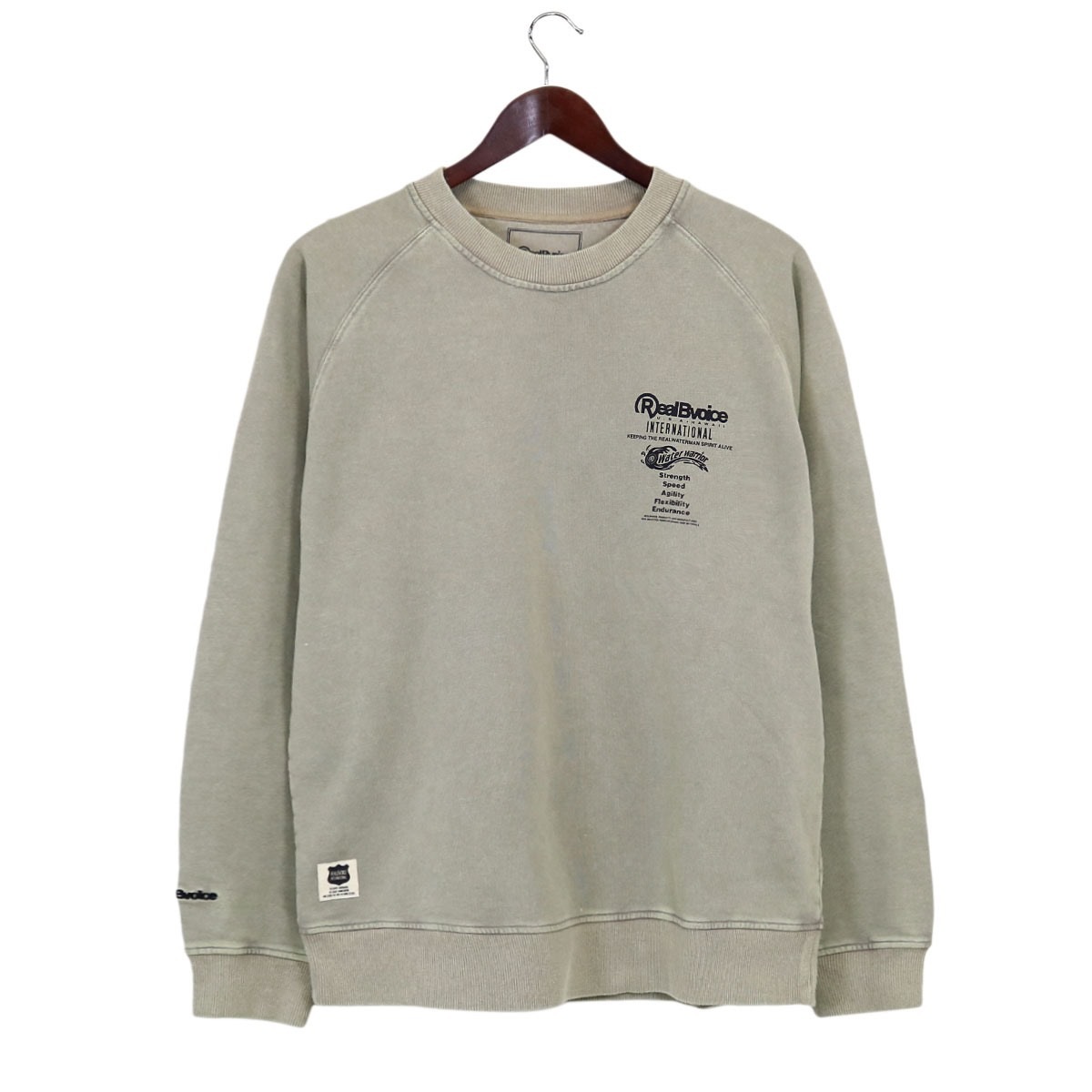 SIMPLE PIGMENT CREW SWEAT BIG SIZE
