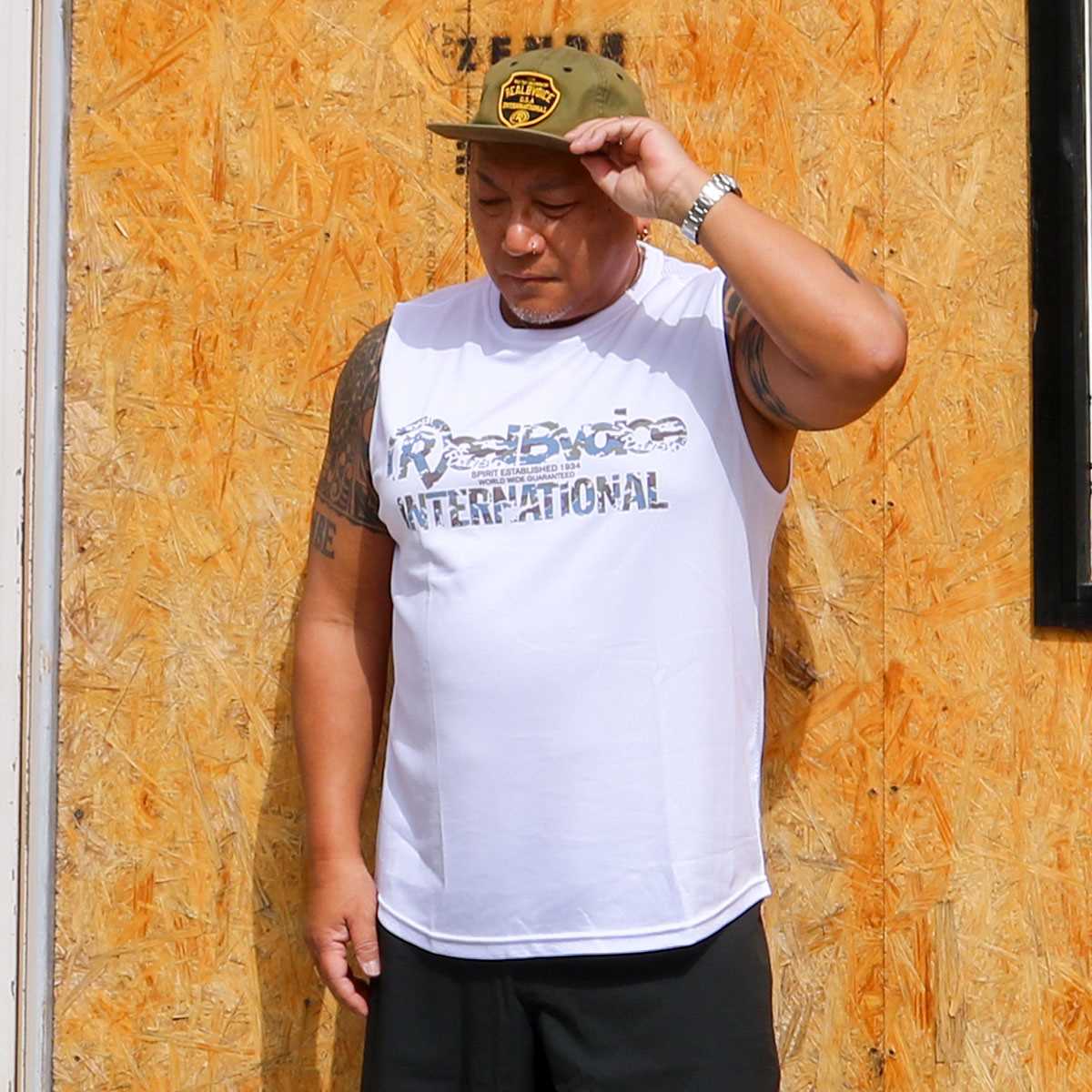 CAMOUFLAGE DOUBLE MESH NO SLEEVE BIG SIZE