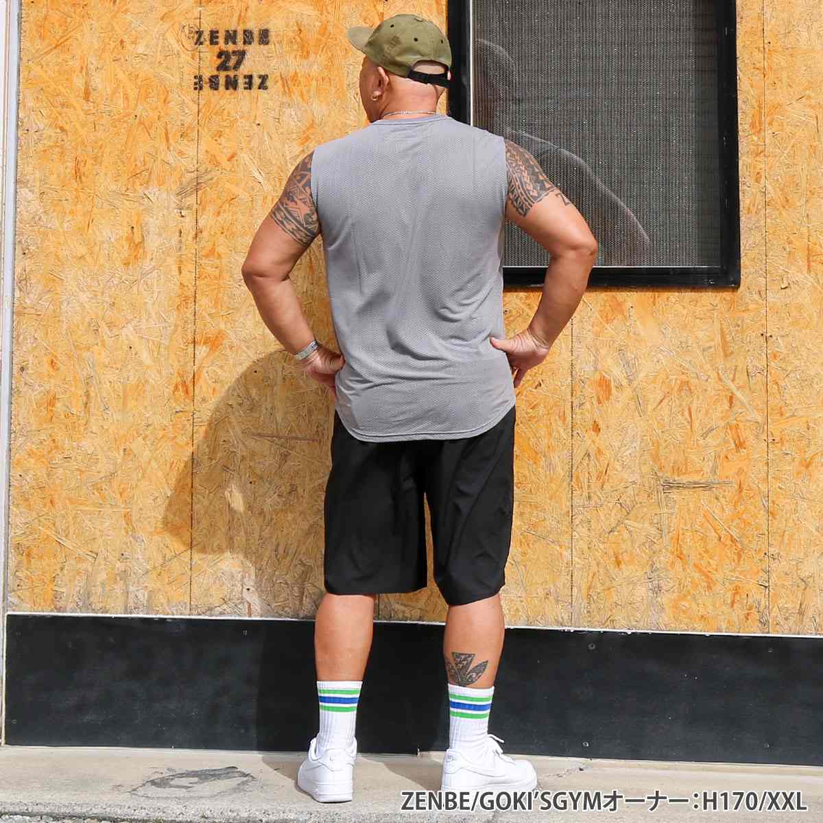 CAMOUFLAGE DOUBLE MESH NO SLEEVE BIG SIZE