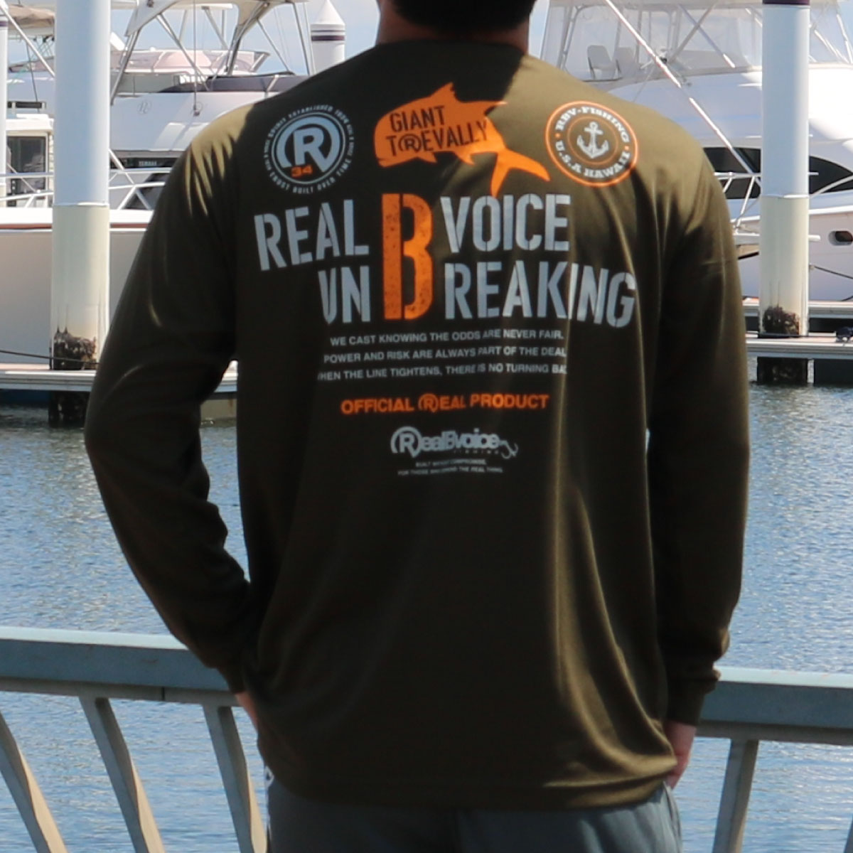 FISHING GIANTTREVALLY DRY LONG T-SHIRT