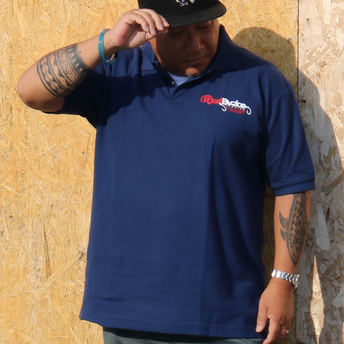 FISHING REALBVOICE OFFICAL POLO SHIRT BIG SIZE