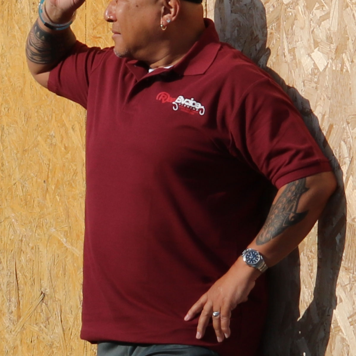 FISHING REALBVOICE OFFICAL POLO SHIRT BIG SIZE