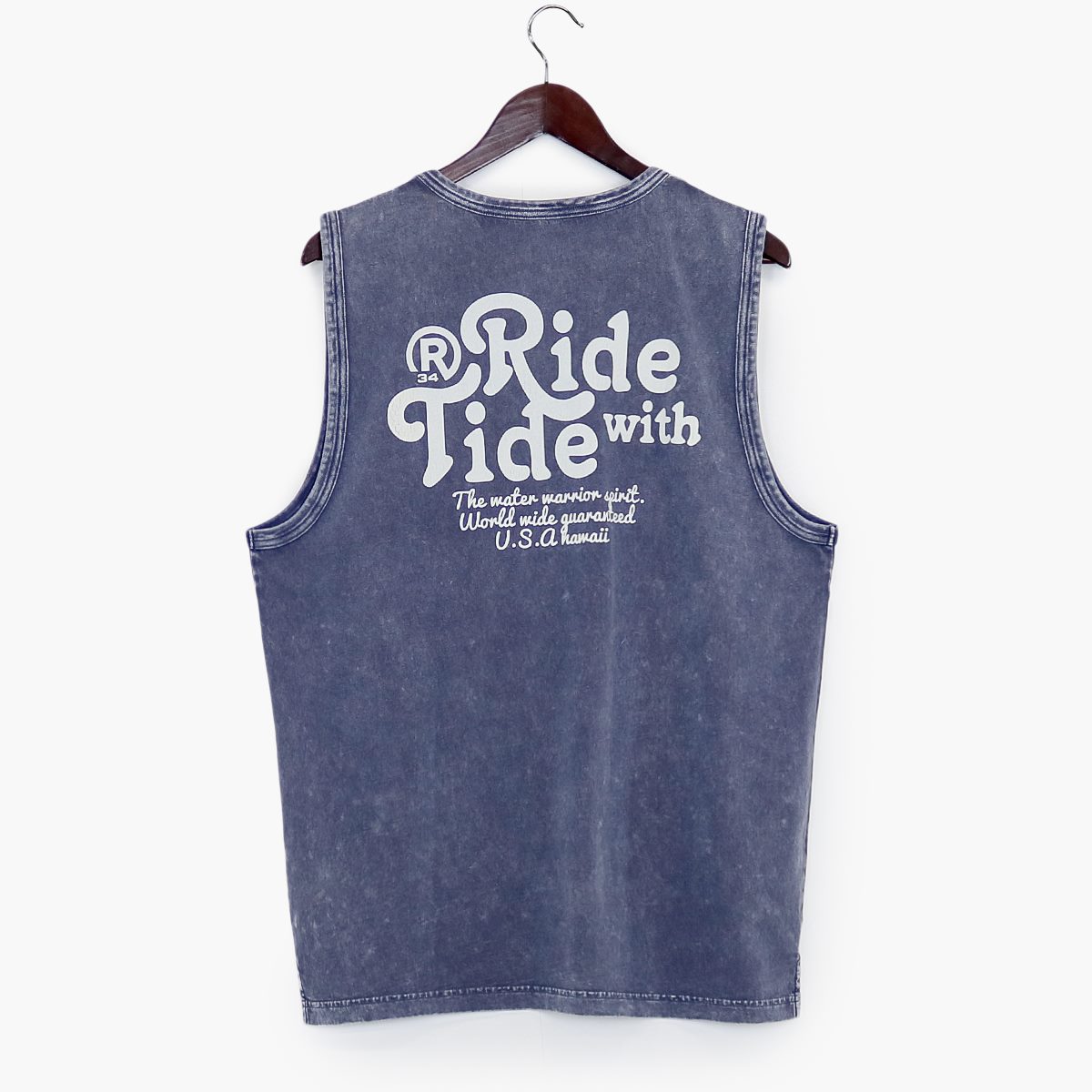 RIDE WITH TIDE PIGMENT SLEEVE LESS