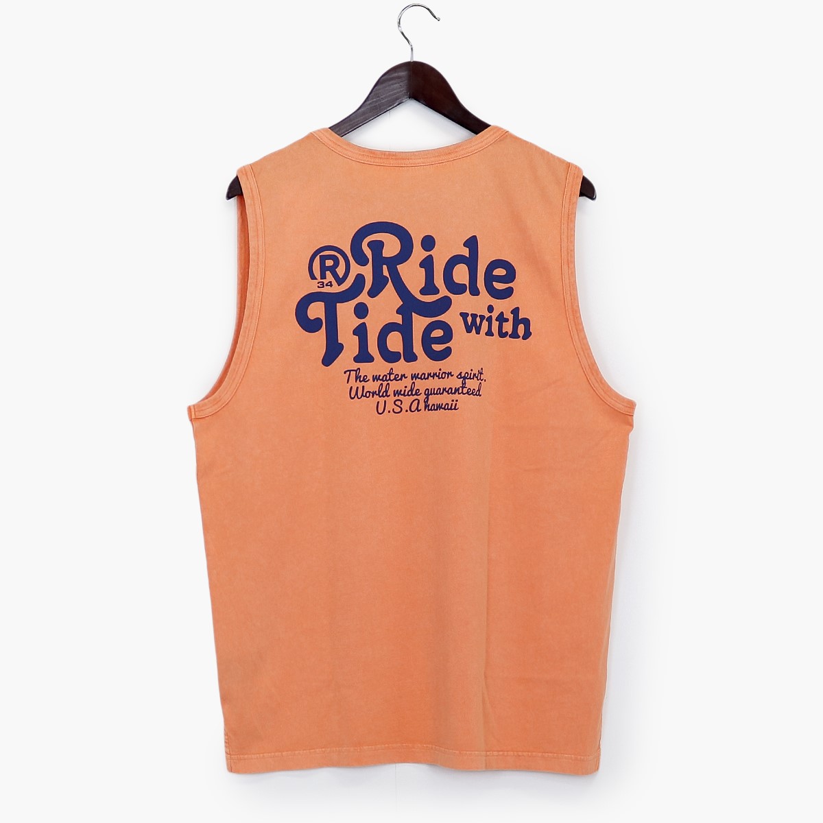 RIDE WITH TIDE PIGMENT SLEEVE LESS