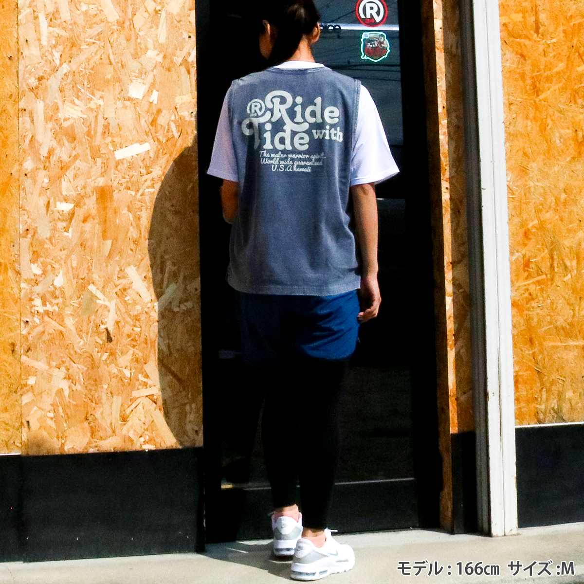 RIDE WITH TIDE PIGMENT SLEEVE LESS