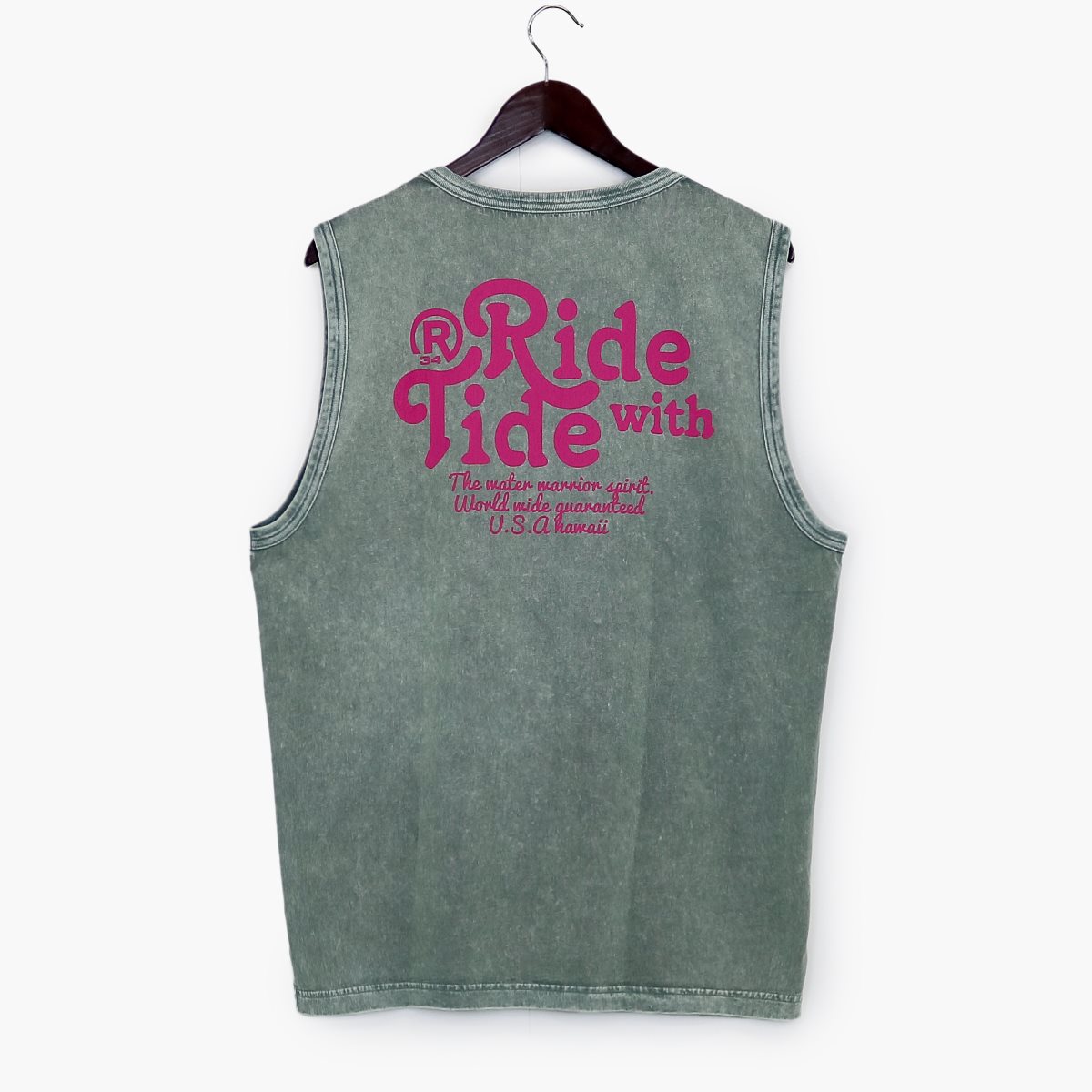 RIDE WITH TIDE PIGMENT SLEEVE LESS