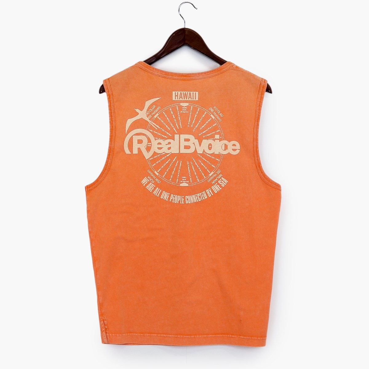 COMPASS PIGMENT SLEEVE LESS