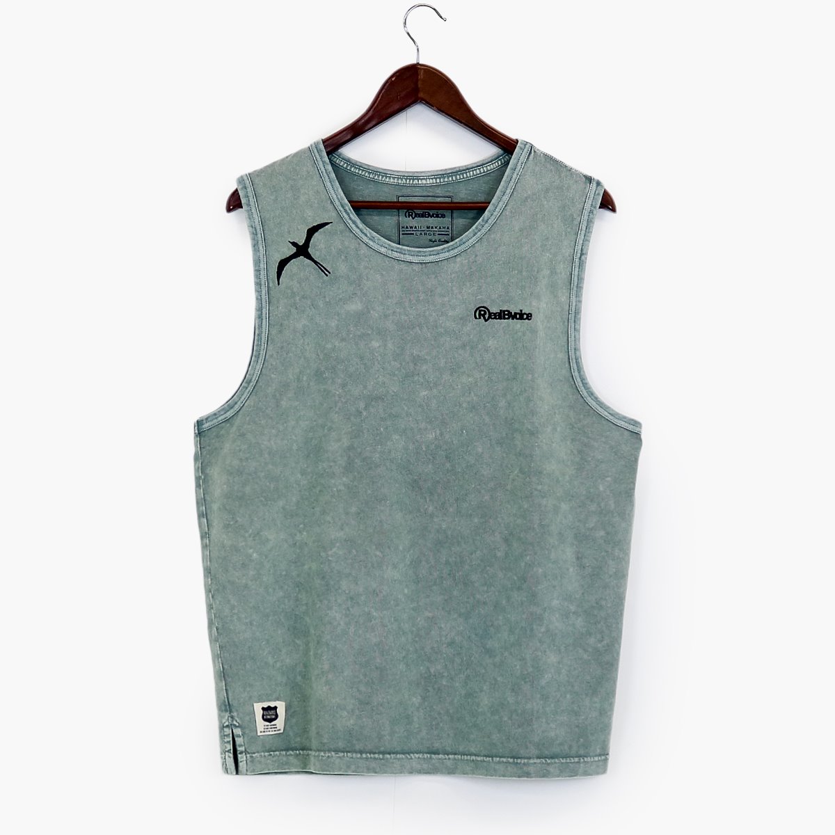 COMPASS PIGMENT SLEEVE LESS