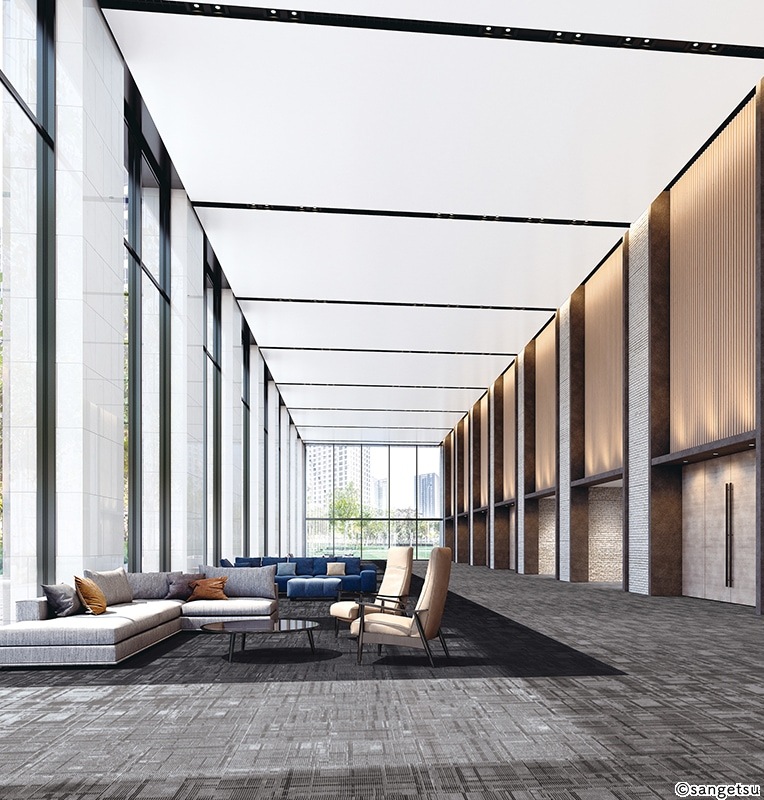 カーペットタイル サンゲツ NT700シリーズ NT70104 500mm×500mm 8.8mm厚 20枚入り/ケース