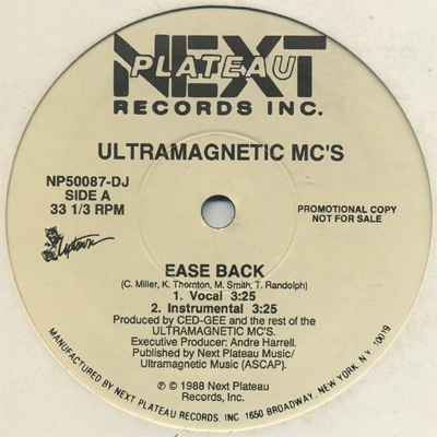 Ease Back / Ultramagnetic Mc's ｜ RECORD STATION ｜ レコード