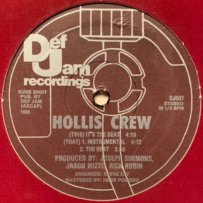 ヒップホップ+ラップ Hollis Crew - It&#39;s The Beat It's the Beat / Hollis Crew ｜ RECORD STATION ｜ レコード