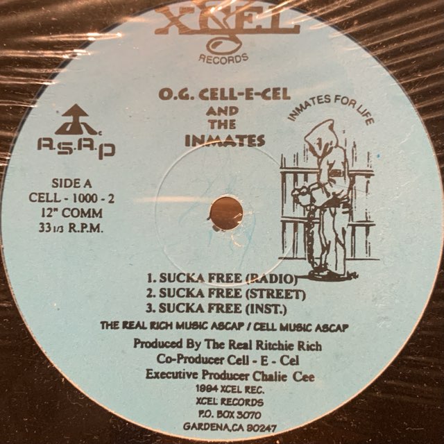 洋楽 g-rap O.G. CELL-E-CEL AND THE INMATES O.G. Cell-E-Cell And The Inmates<span>Sucka Free (12