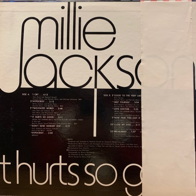 【中古】 It Hurts So Good ミリー・ジャクソン Millie Jackson It Hurts So Good LP : タワーレコード Yahoo!店
