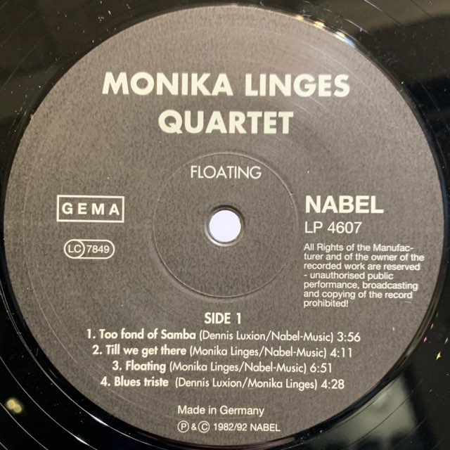 Monika Linges Quartet <span>Floating (LP)</span>