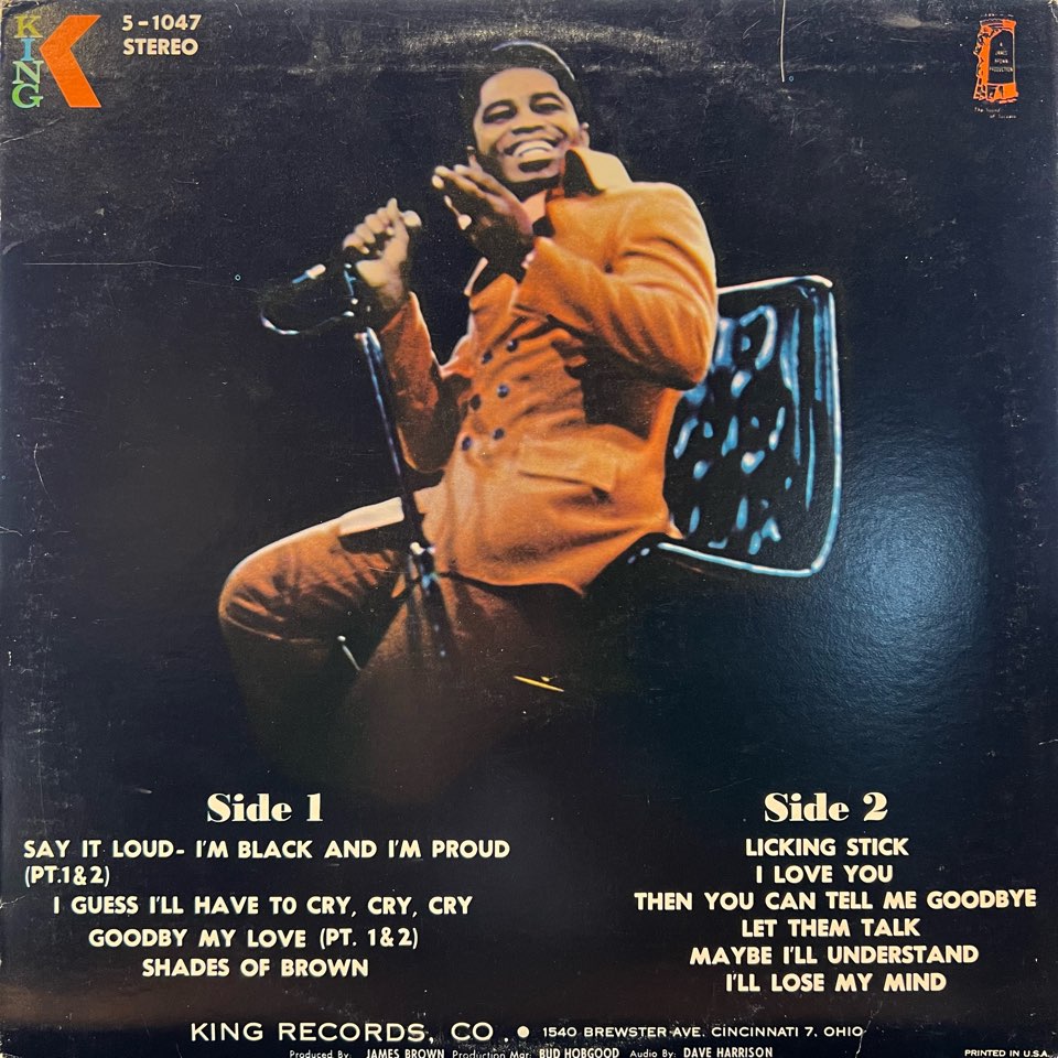 James Brown Say It LoudI'm Black And I'm Proud (LP)