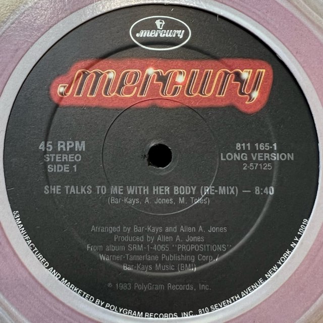 Bar-Kays<span>She Talks To Me With Her Body (Re-mix) (12