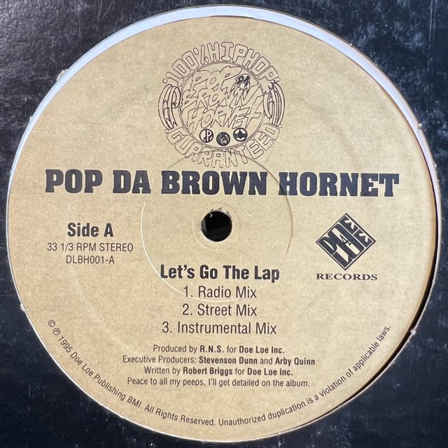 Pop Da Brown Hornet<span>Let's Go The Lap / Can You Wu-Wu-Wu (12