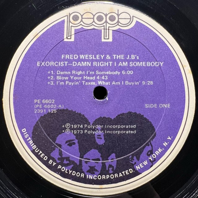 Fred Wesley and the J.B.'s - Lp レアグルーヴ FRED WESLEY / J.B.'S / Damn Right I Am Somebody (LP) / P