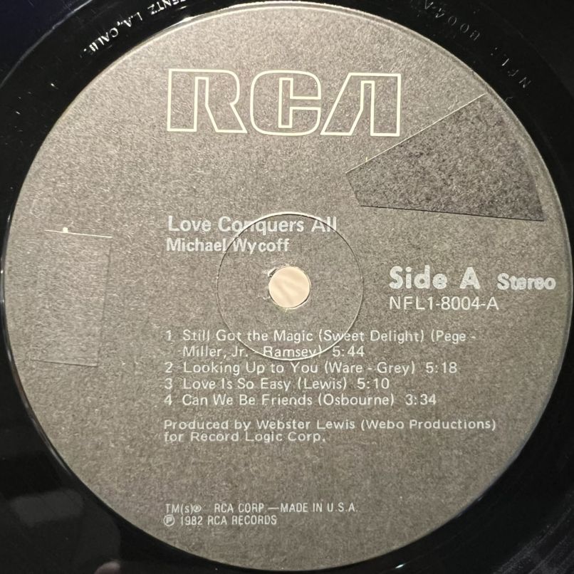 Michael Wycoff / Love Conquers All｜ RECORD STATION ｜ レコード