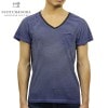 スコッチアンドソーダ Tシャツ 正規販売店 SCOTCH＆SODA 半袖Tシャツ VネックTシャツ シャツ Oil washed shortsleeve with chestpocket in vin