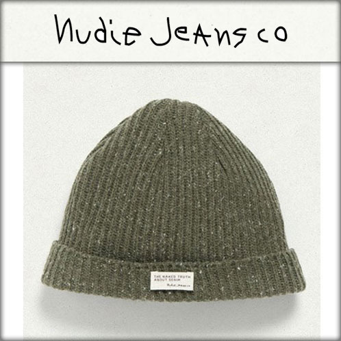 ヌーディージーンズ キャップ メンズ 正規販売店 Nudie Jeans ニット 