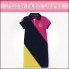 ポロ ラルフローレン キッズ ポロシャツ ガールズ 子供服 正規品 POLO RALPH LAUREN CHILDREN 半袖ポロシャツ  COLOR-BLOCKED POLO DRESS 51439