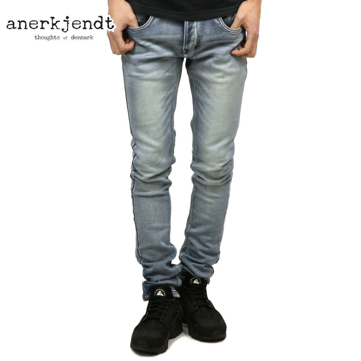 アナケット ジーンズ メンズ 正規販売店 ANERKJENDT ジーパン SWEAT JEANS 9515509 Blue D15S25 クリスマス プレゼント ラッピング アナケット ジーンズ メンズ 正規販売店 ANERKJENDT ジーパン SWEAT