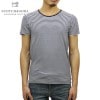スコッチアンドソーダ Tシャツ 正規販売店 SCOTCH＆SODA 半袖Tシャツ  Classic high crewneck tee in cotton/elastane quality 13084