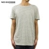 Ρ T Ź NO EXCESS ȾµT  STRIPE JERSEY WIDE R-NECK TEE 350255 102 A67B B1C C1D D1E E02F