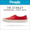 ԡץեåȥ People Footwear Ź   塼 THE STANLEY NC02-002 SUPREME RED / PICKET WHITE A80B B3C C4D D2E E11F