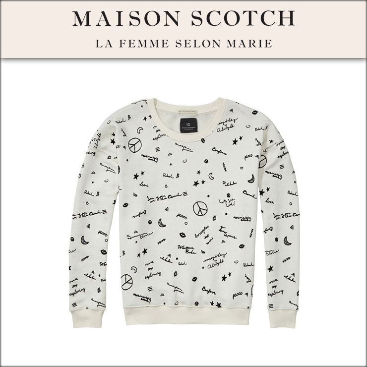 メゾンスコッチ MAISON SCOTCH 正規販売店 レディース トレーナー Easy