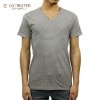 ディストレス Tシャツ 正規販売店 DSTREZZED 半袖Tシャツ  V-neck s/s Y/D stripe melange 202192 97 A90B B1C C1D D1E E13F|ME