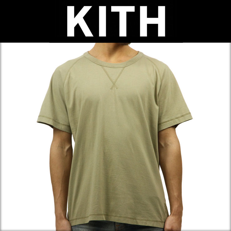 キス Tシャツ 正規品 KITH 半袖Tシャツ KITH LEWIS TEE - OLIVE A95B