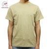 ロスコ Tシャツ 正規品 ROTHCO 半袖Tシャツ ROTHCO SOLID COLOR 100% COTTON T-SHIRT 8570 DESERT SAND A98B B1C C1D D1E 