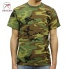 ロスコ Tシャツ 正規品 ROTHCO 半袖Tシャツ ROTHCO CAMO T-SHIRTS 8777 WOODLANDCAMO A98B B1C C1D D1E E05F|MEN’S TEE|RO