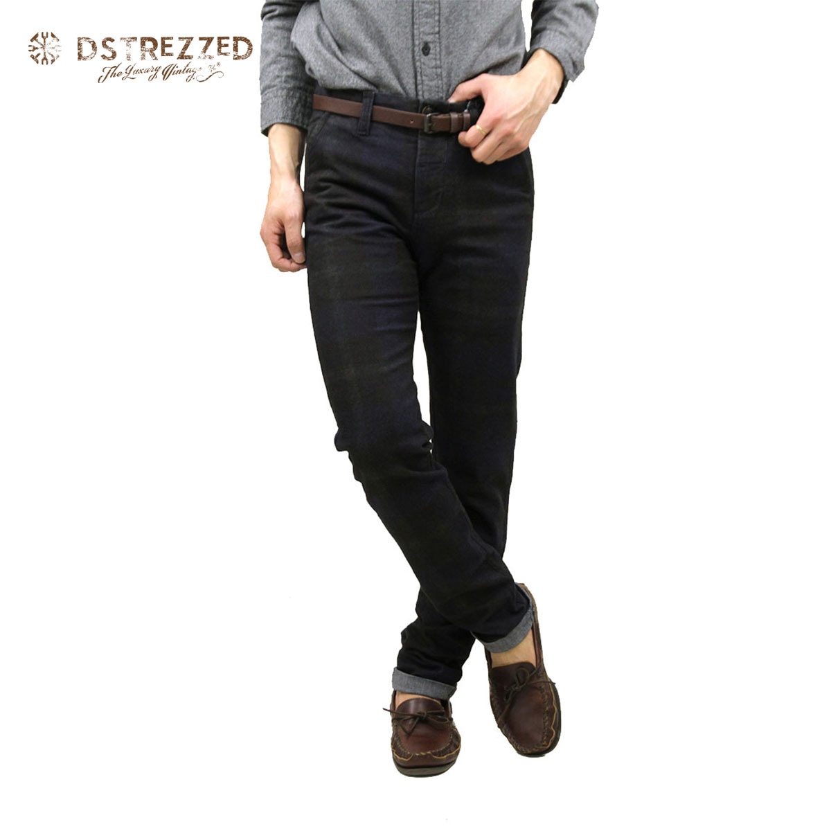 ディストレス チノパン メンズ 正規販売店 DSTREZZED ボトムス Chino