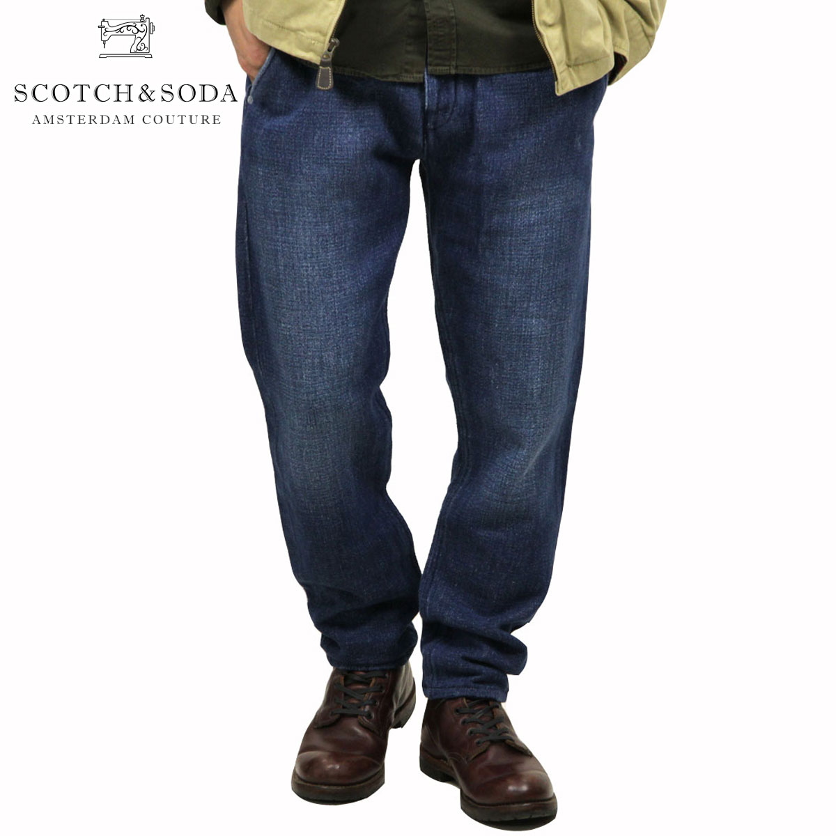 スコッチアンドソーダ ジーンズ メンズ 正規販売店 SCOTCH＆SODA ジーパン Lot 22 Seasonal Worker Pant - Blanket Blue 100597 08 D00S20 クリスマス プレゼント ラッピング スコッチアンドソーダ ジーンズ メンズ 正規販売店 SCOTCH＆SODA