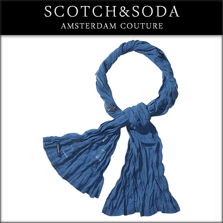 スコッチアンドソーダ SCOTCH＆SODA 正規販売店 メンズ スカーフ Ams