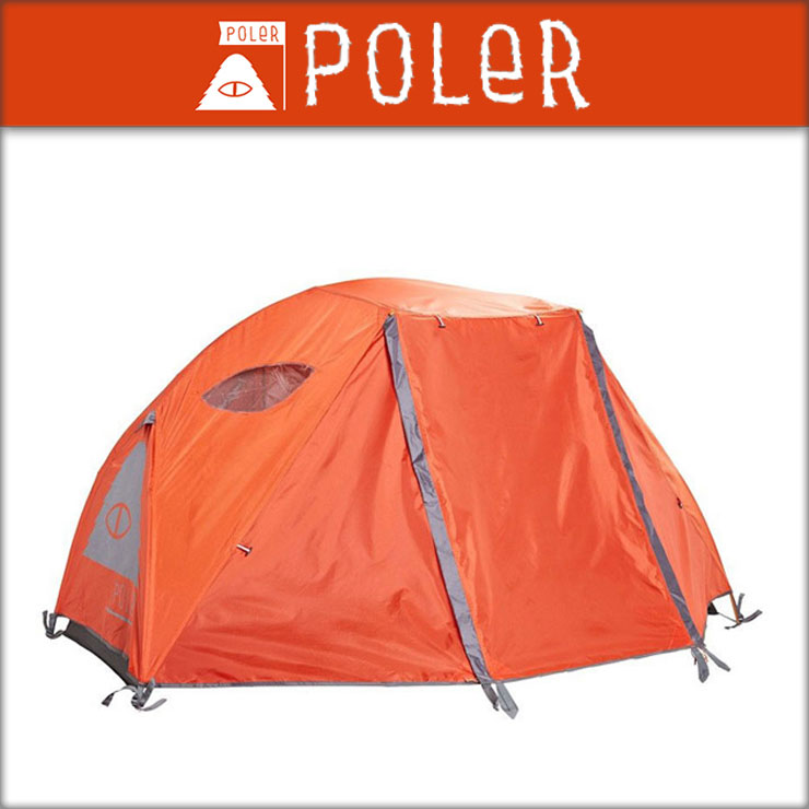 アウトドア POLeR（ポーラー） 2 PERSON TENT テント オレンジ