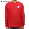 チャンピオン ロンT メンズ 正規品 CHAMPION 長袖Tシャツ L/S TEE T2229P Cotton Long Sleeve Tee W3J-TEAMREDSCARLET #549506 
